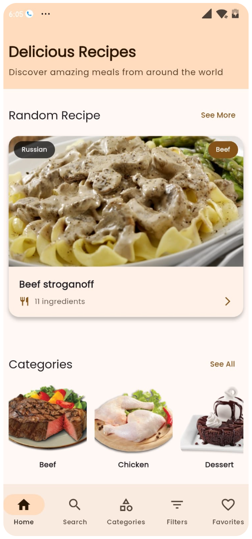 Recipe Meal App